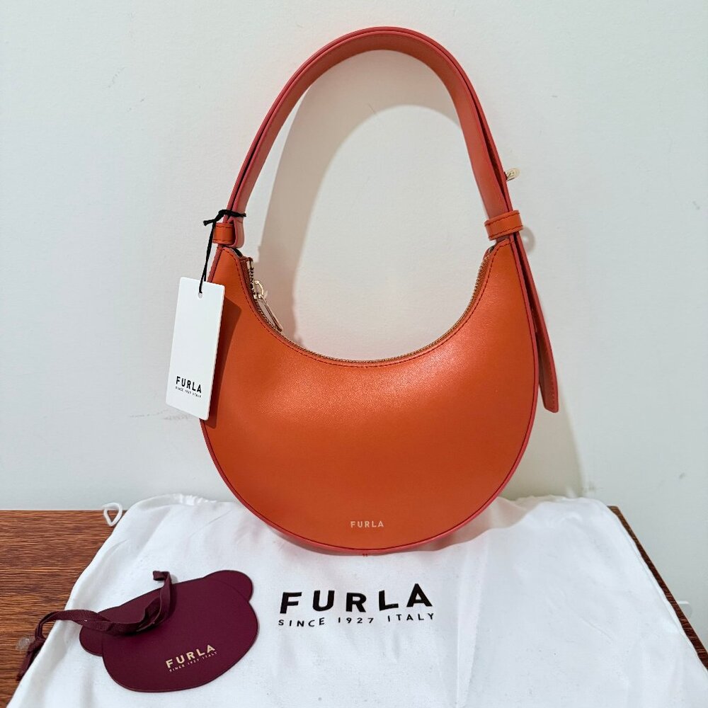 Furla Delizia Mini Bag in Paprika - orange